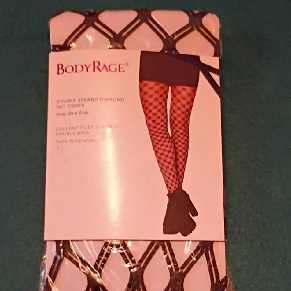 Body Rage Diamond Net Tights